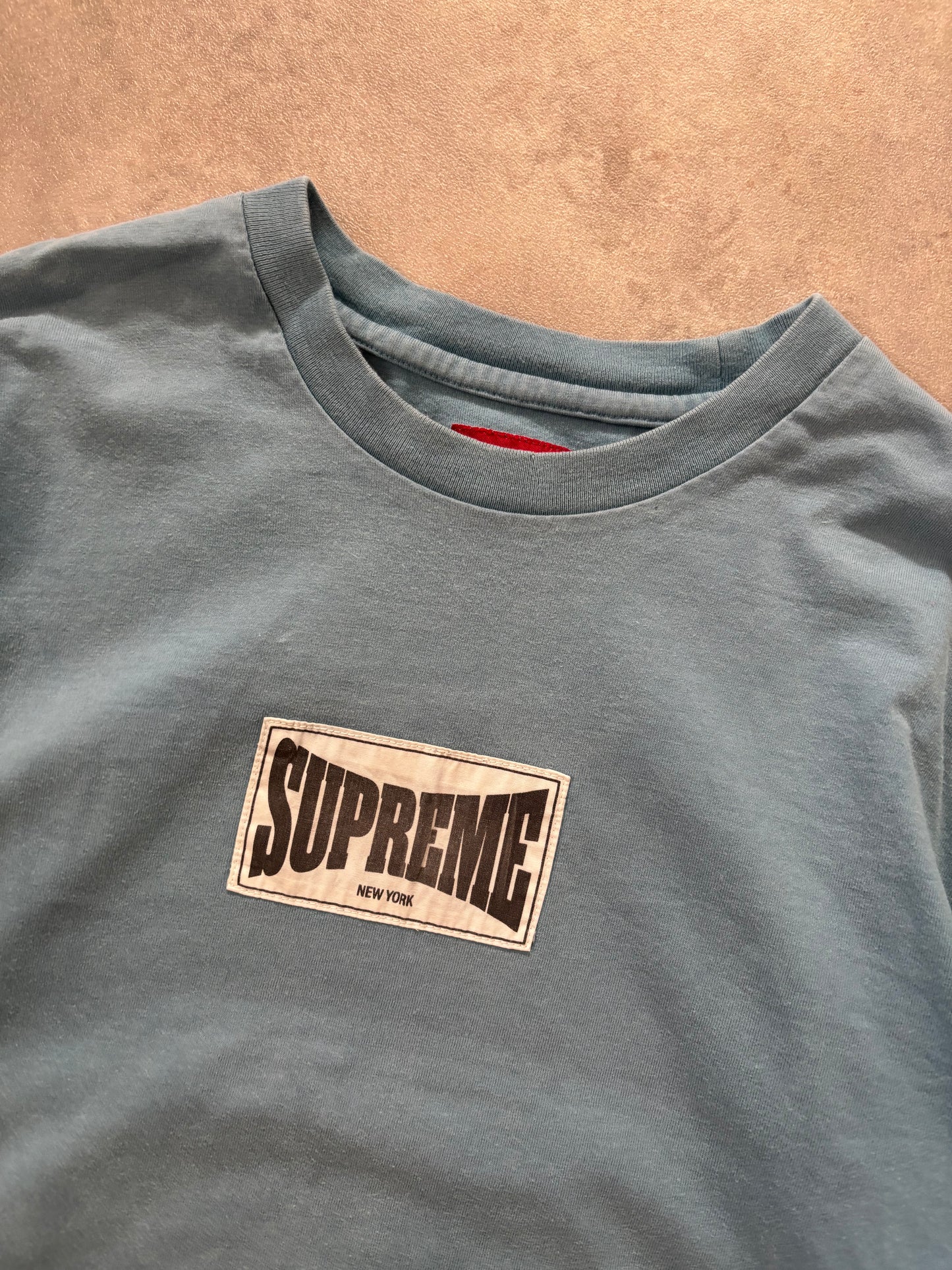 Supreme Woven Label L/S Top (Str. M)