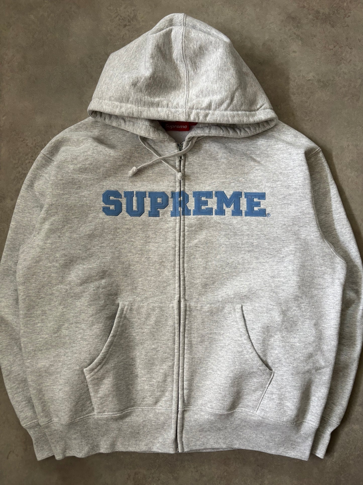 Supreme Collegiate Applique Zip Up Hoodie (Str. M)