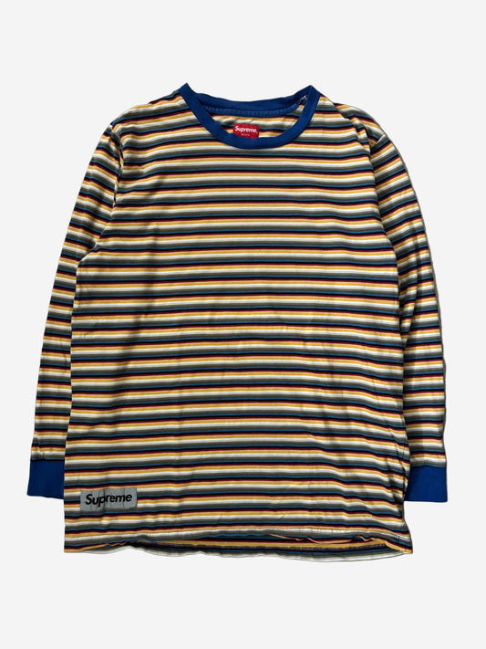 Supreme Multi Stripe Reflective Patch L/S Top (Str. XL)