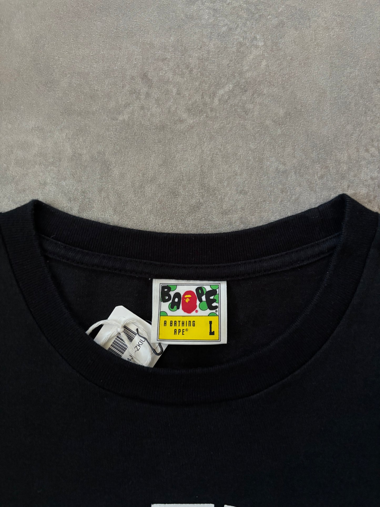 A Bathing Ape Camo Classic Ape Head Logo Tee (Str. L)