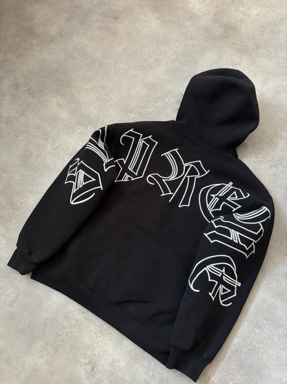 Supreme Faux Fur Zip Up Hooded Sweatshirt (Str. M)
