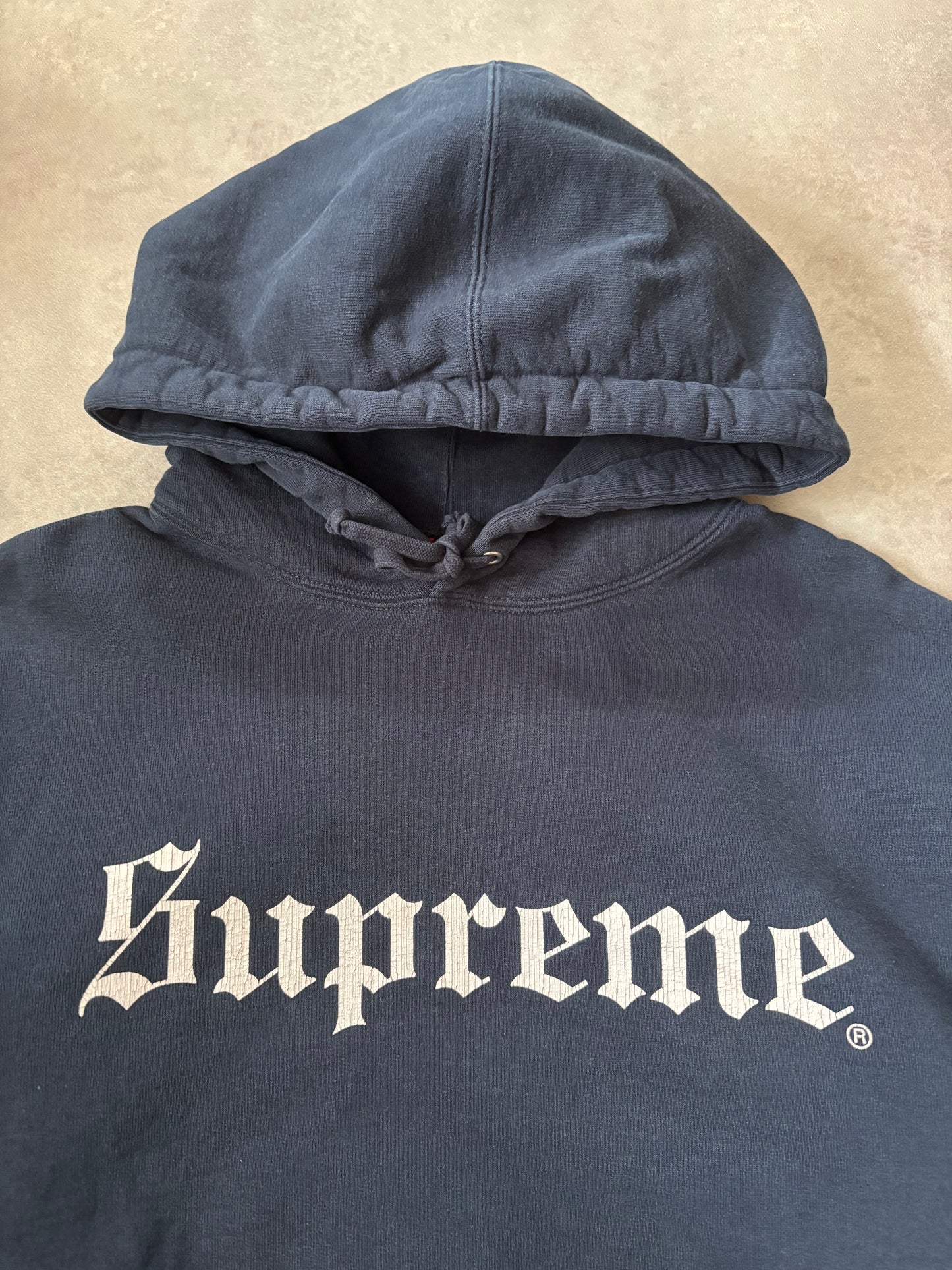 Supreme Washed Old English Hoodie (Str. M)