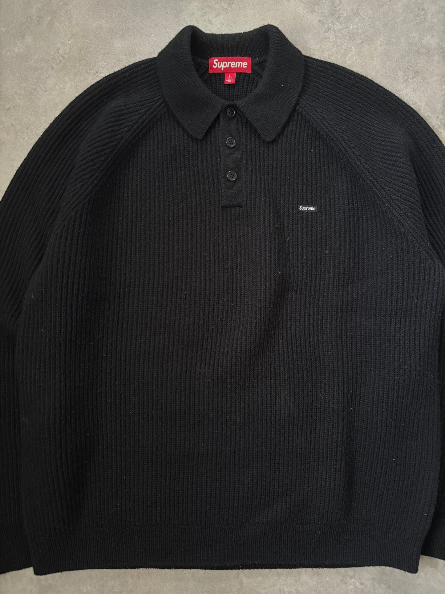 Supreme Small Box Polo Sweater (Str. L)