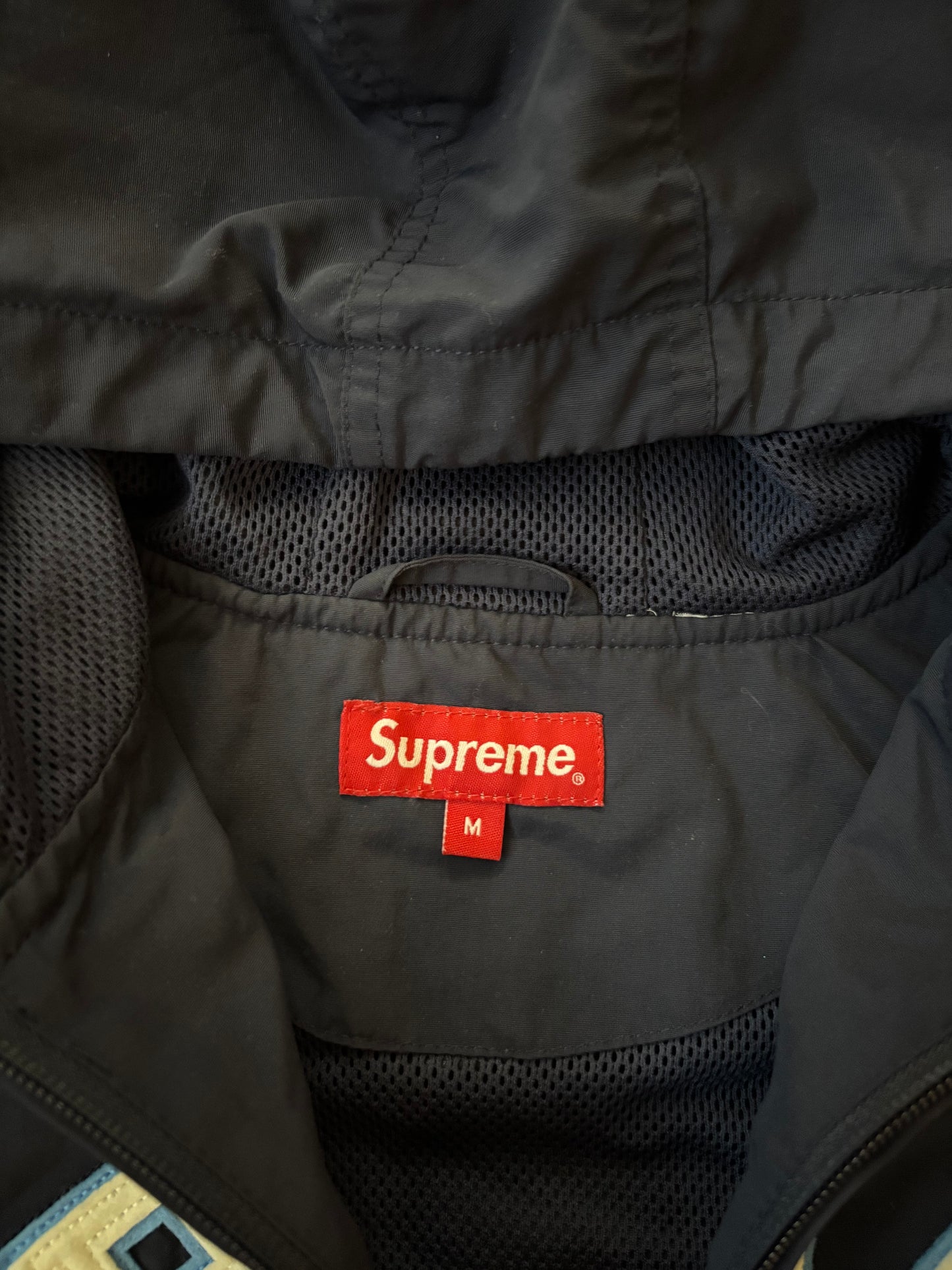Supreme Appliqué Hooded Track Jacket (Str. M)