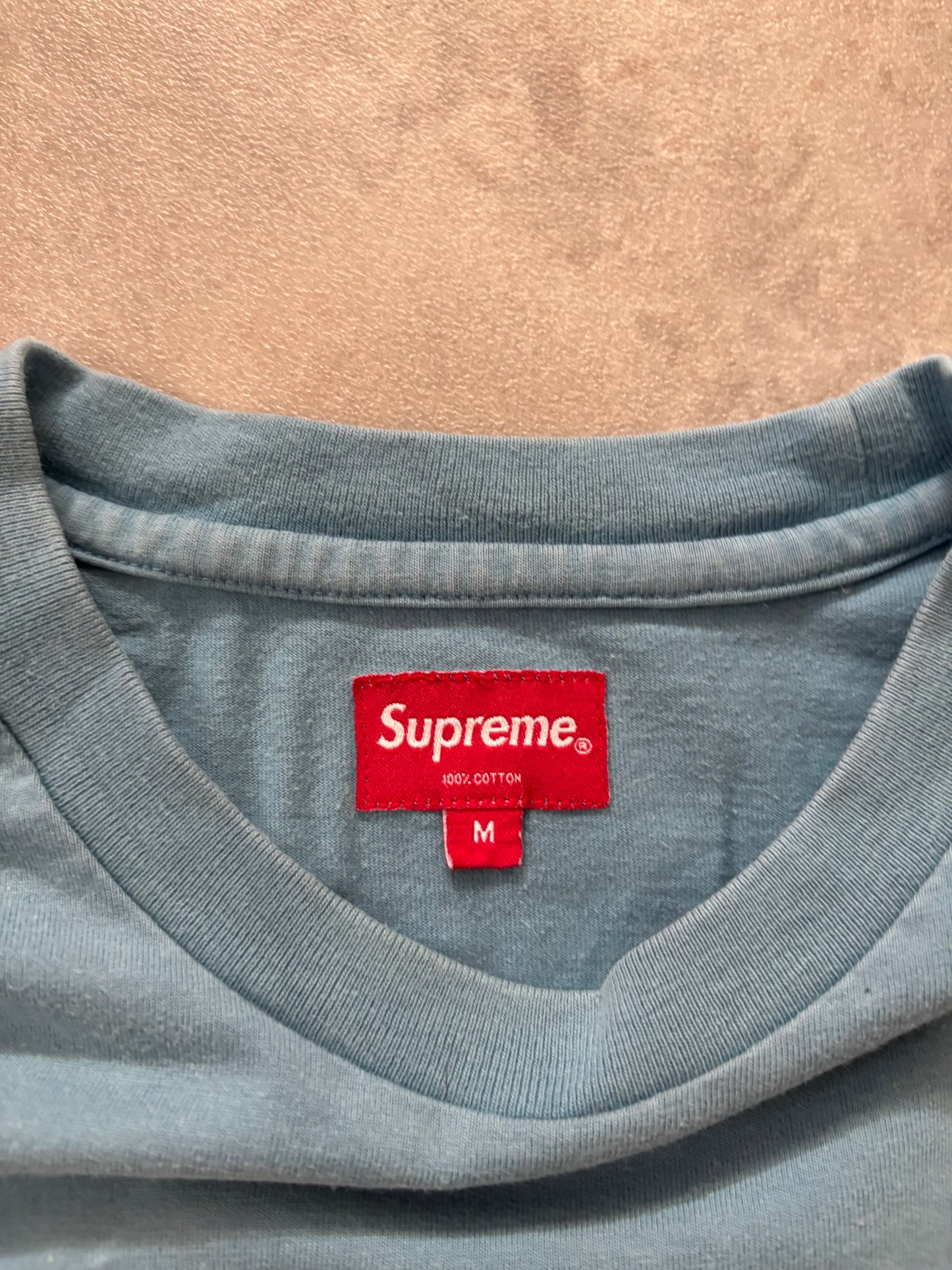 Supreme Woven Label L/S Top (Str. M)