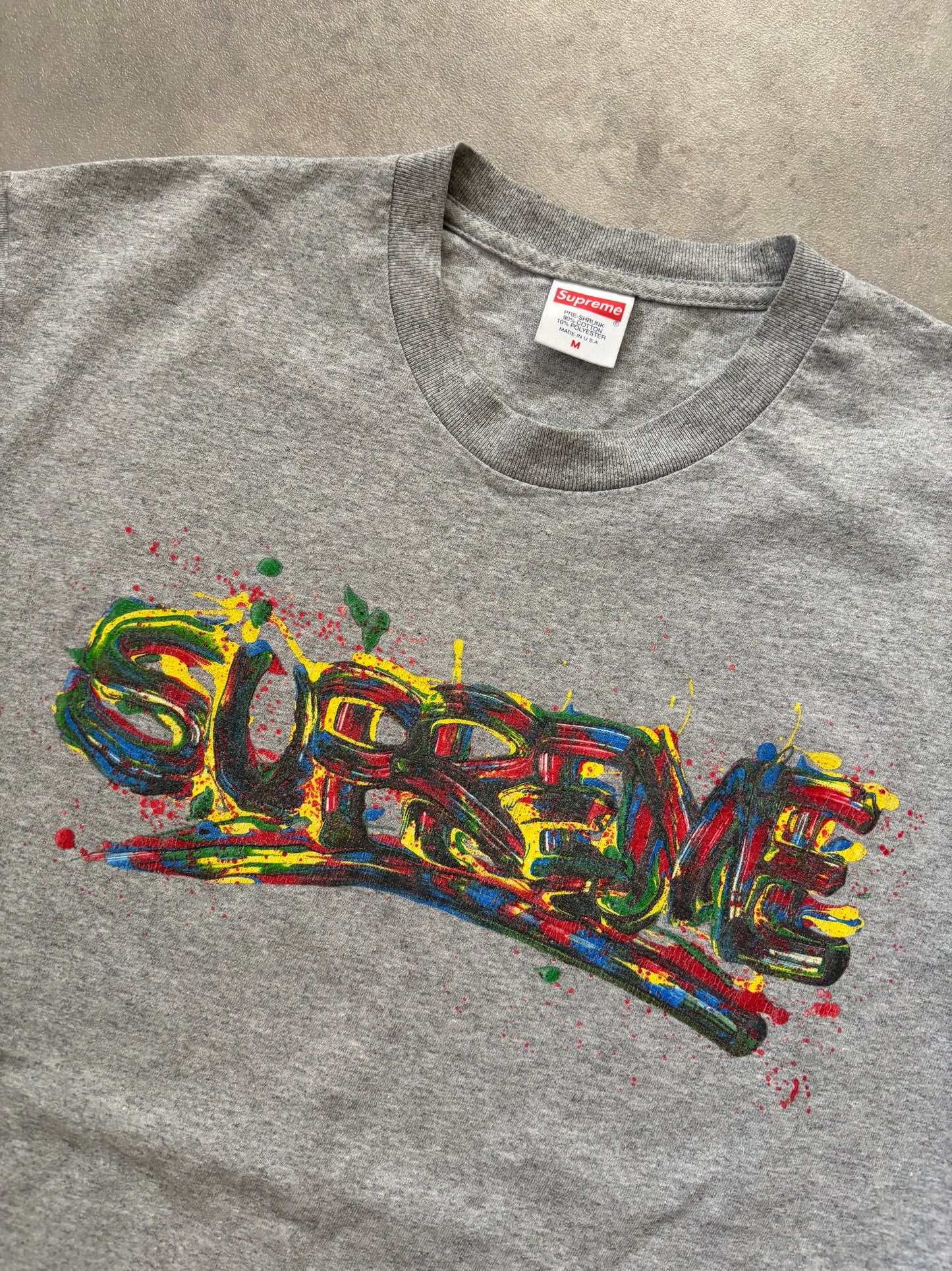 Supreme Paint Logo Tee (Str. M)