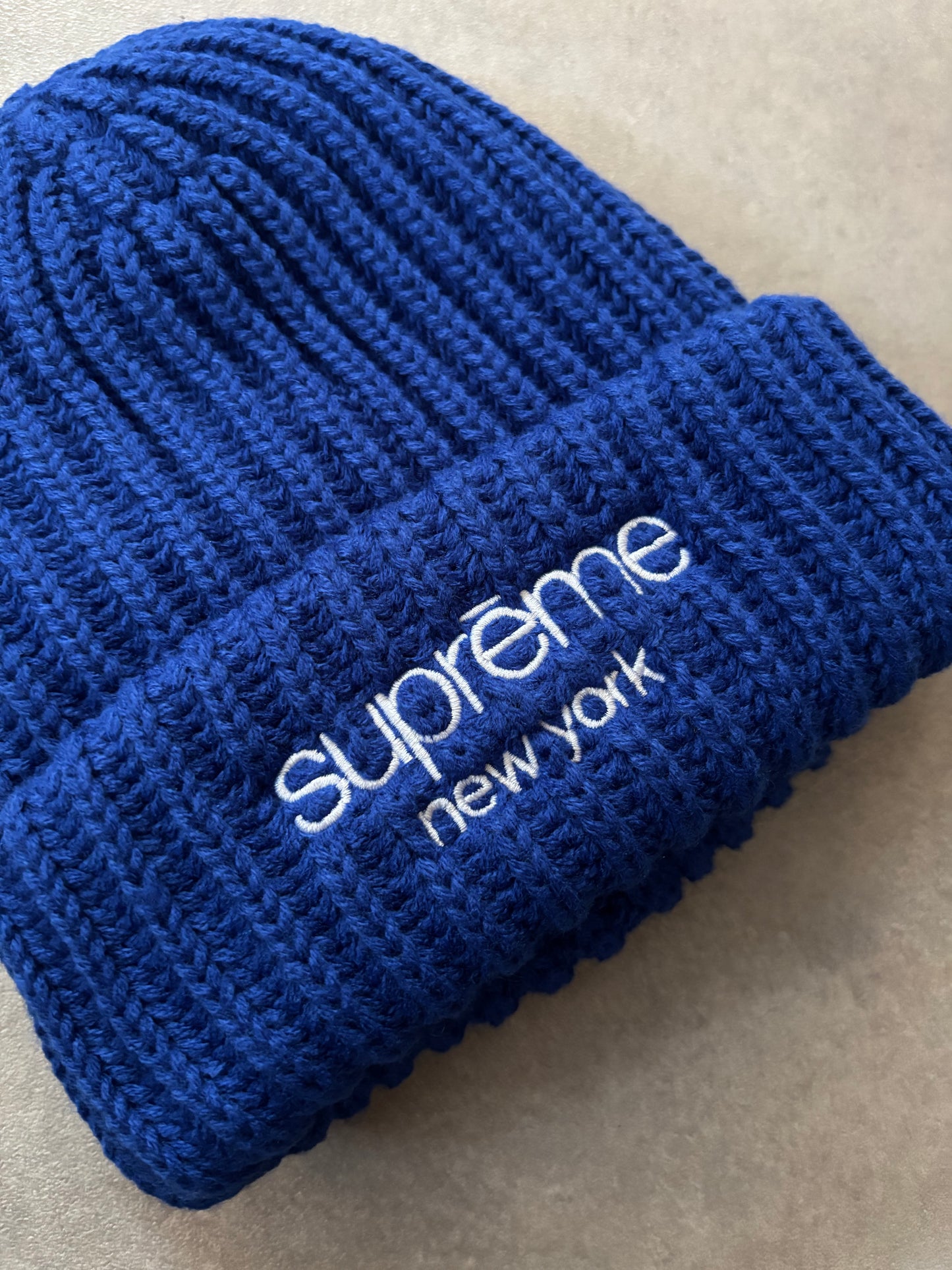 Supreme Chunky Ribbed Beanie