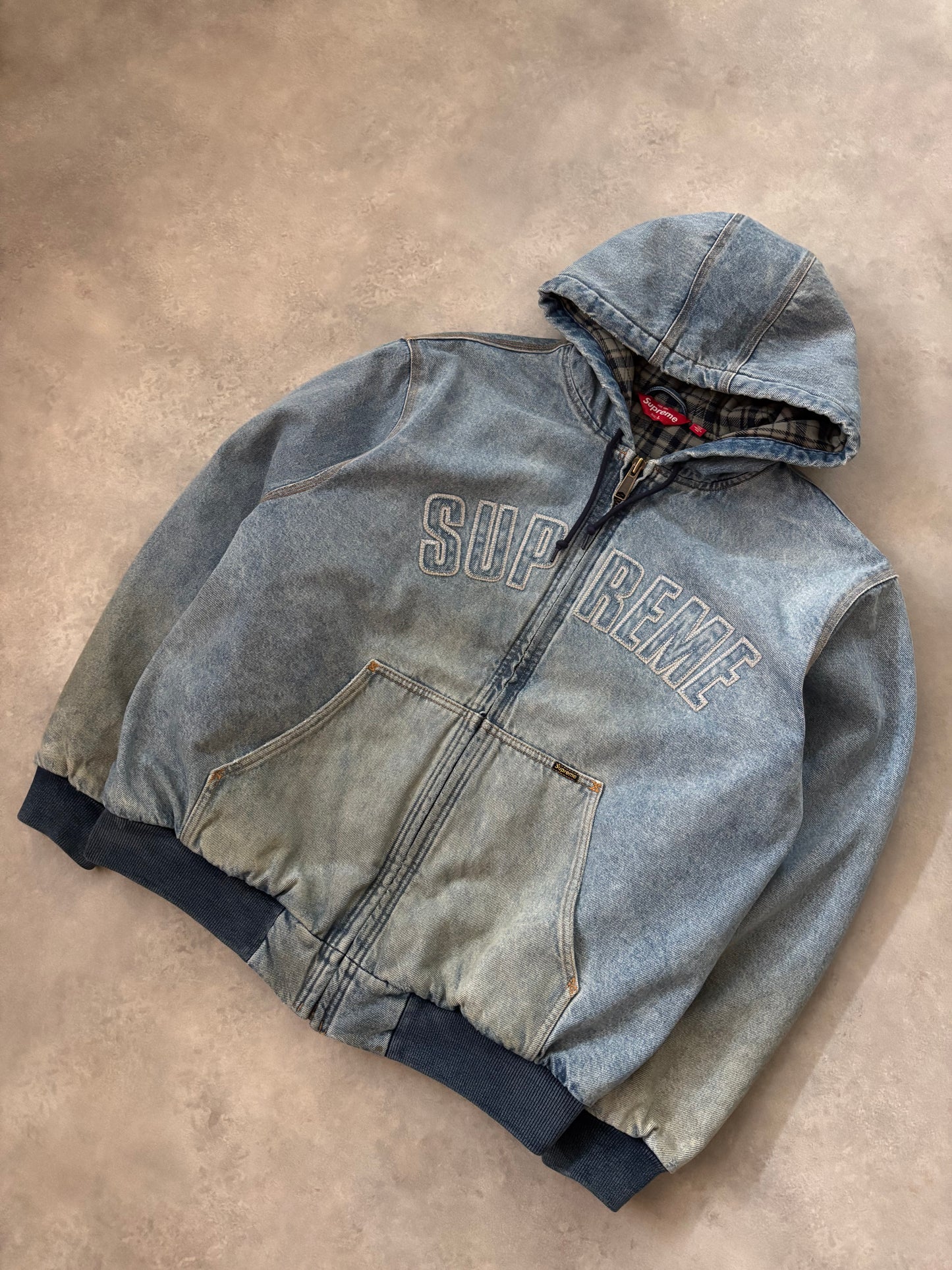 Supreme Reflective Arc Hooded Work Jacket (Str. L)