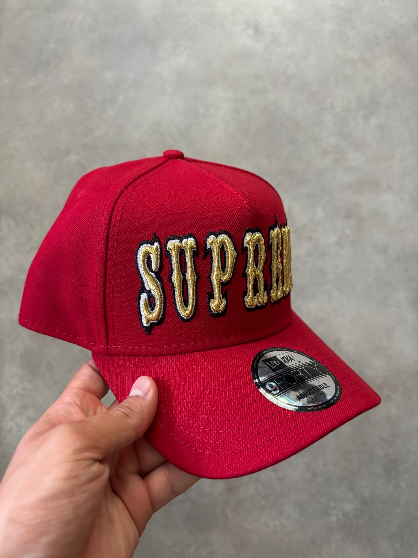 Supreme Gothic New Era Fitted Cap