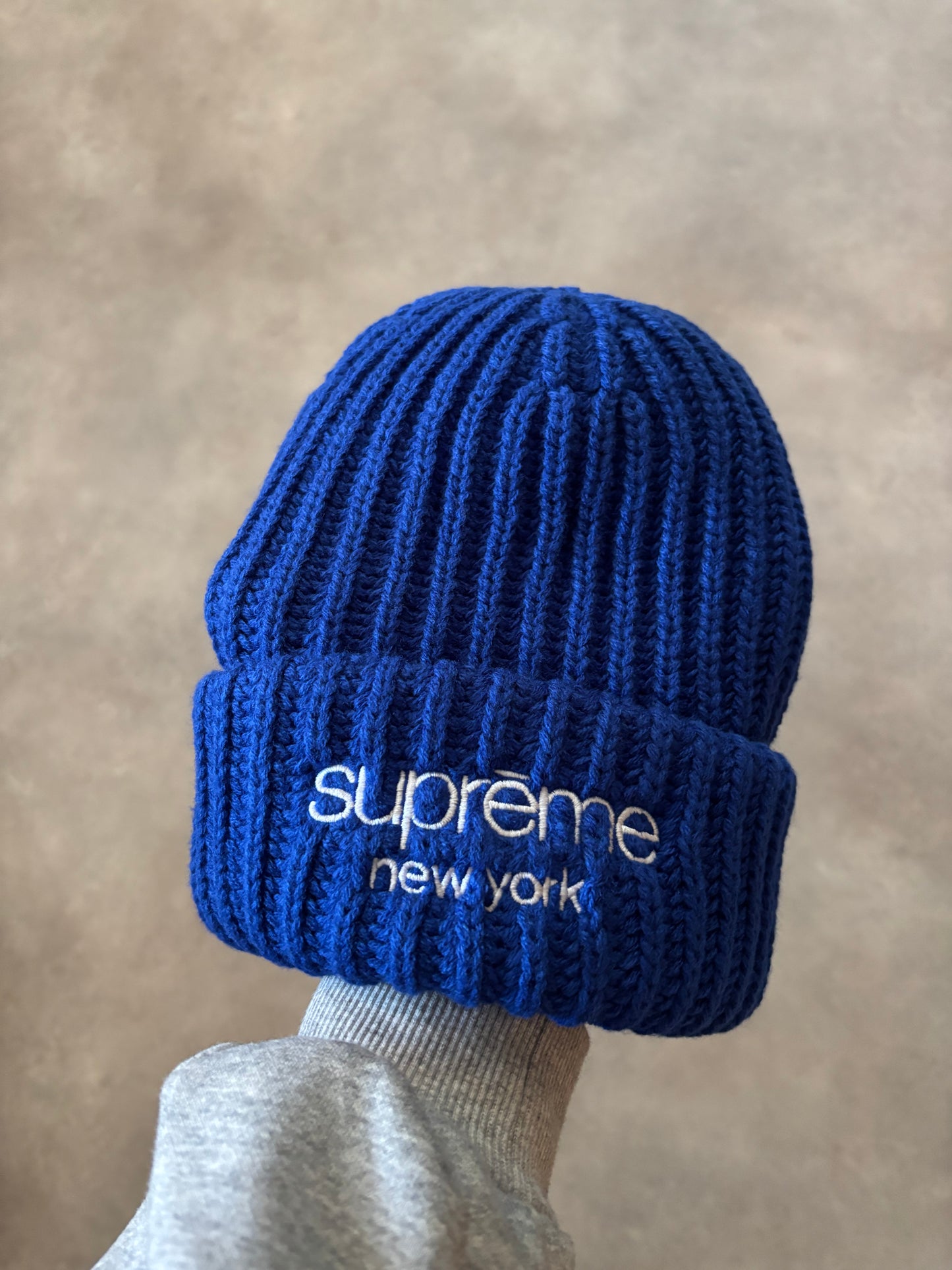 Supreme Chunky Ribbed Beanie