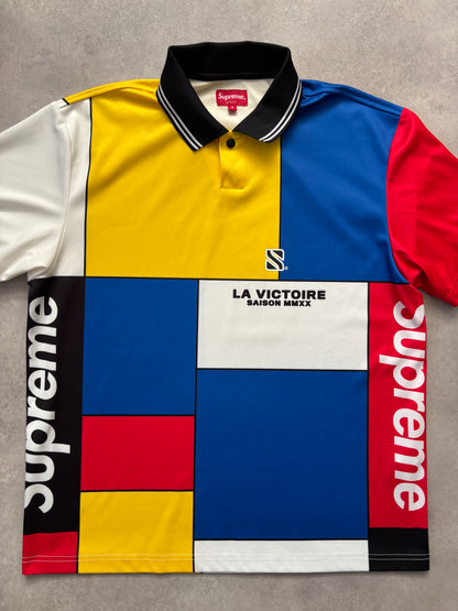 Supreme Colorblocked Soccer Polo (Str. S)