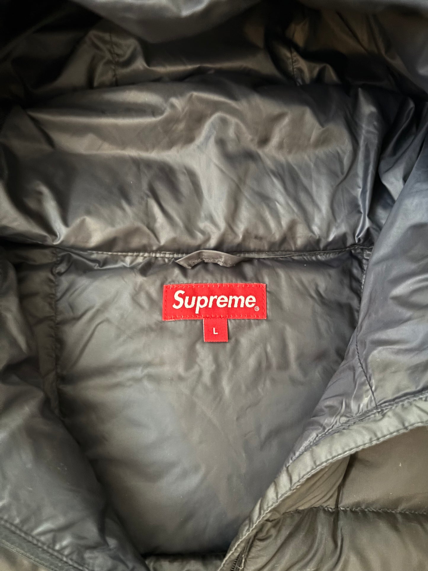 Supreme Micro Down Half Zip Hooded Pullover (Str. L)
