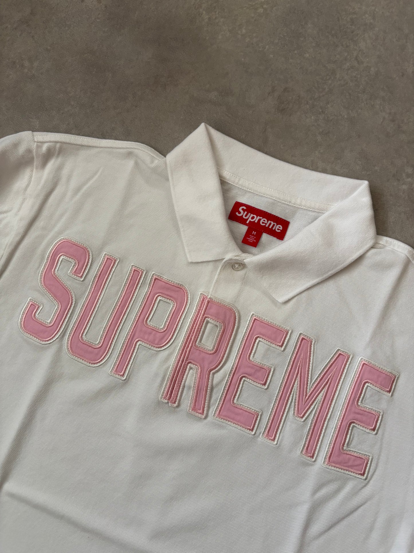 Supreme Twill Appliqué Polo (Str. M)
