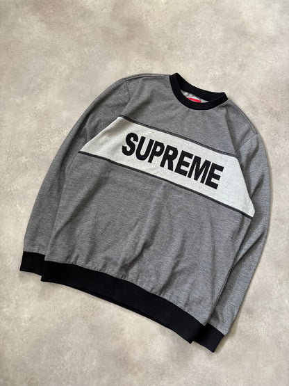 Supreme Tonal Stripe Logo Crewneck (Str. M)