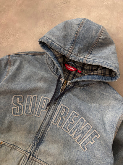 Supreme Reflective Arc Hooded Work Jacket (Str. L)