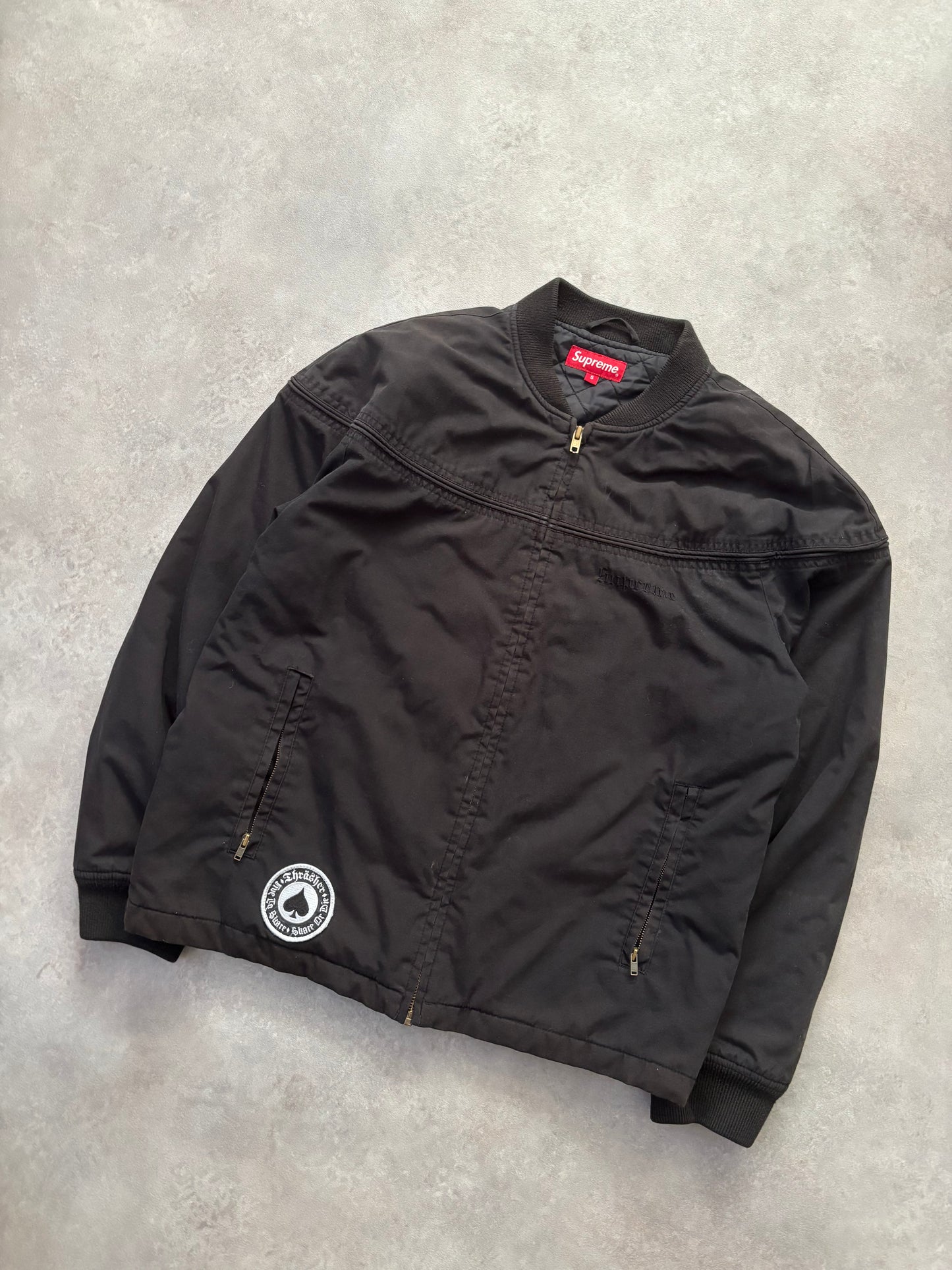 Supreme Thrasher Poplin Crew Jacket (Str. S)
