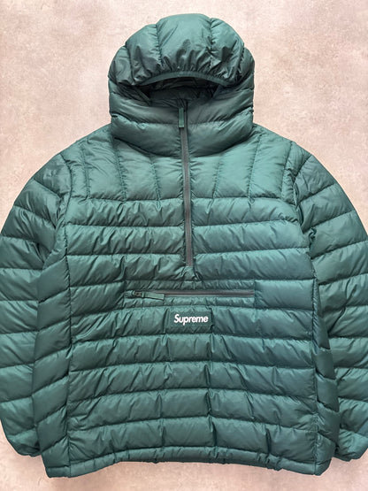 Supreme Micro Down Half Zip Hooded Pullover (Str. M)