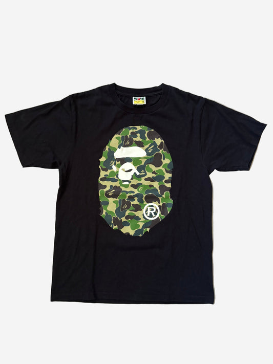 A Bathing Ape Green Camo Ape Head (Str. M)