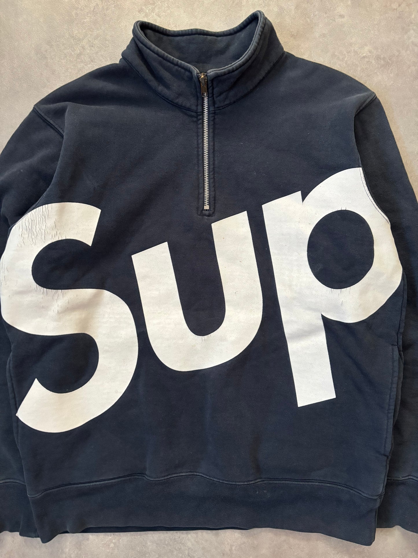 Supreme Sup Half Zip Pullover (Str. L)