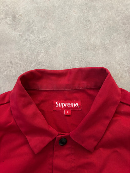 Supreme Red Overshirt (Str. L)