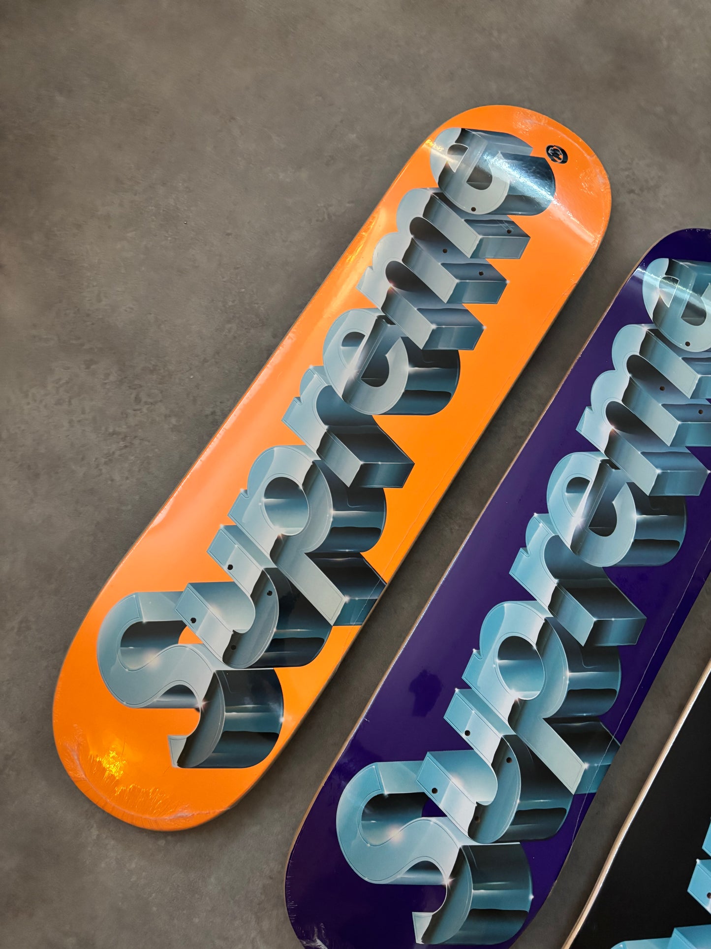 Supreme Chrome Logo Skateboard Deck