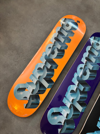 Supreme Chrome Logo Skateboard Deck