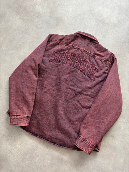 Supreme Shearling Lined Denim Work Shirt (Str. M)