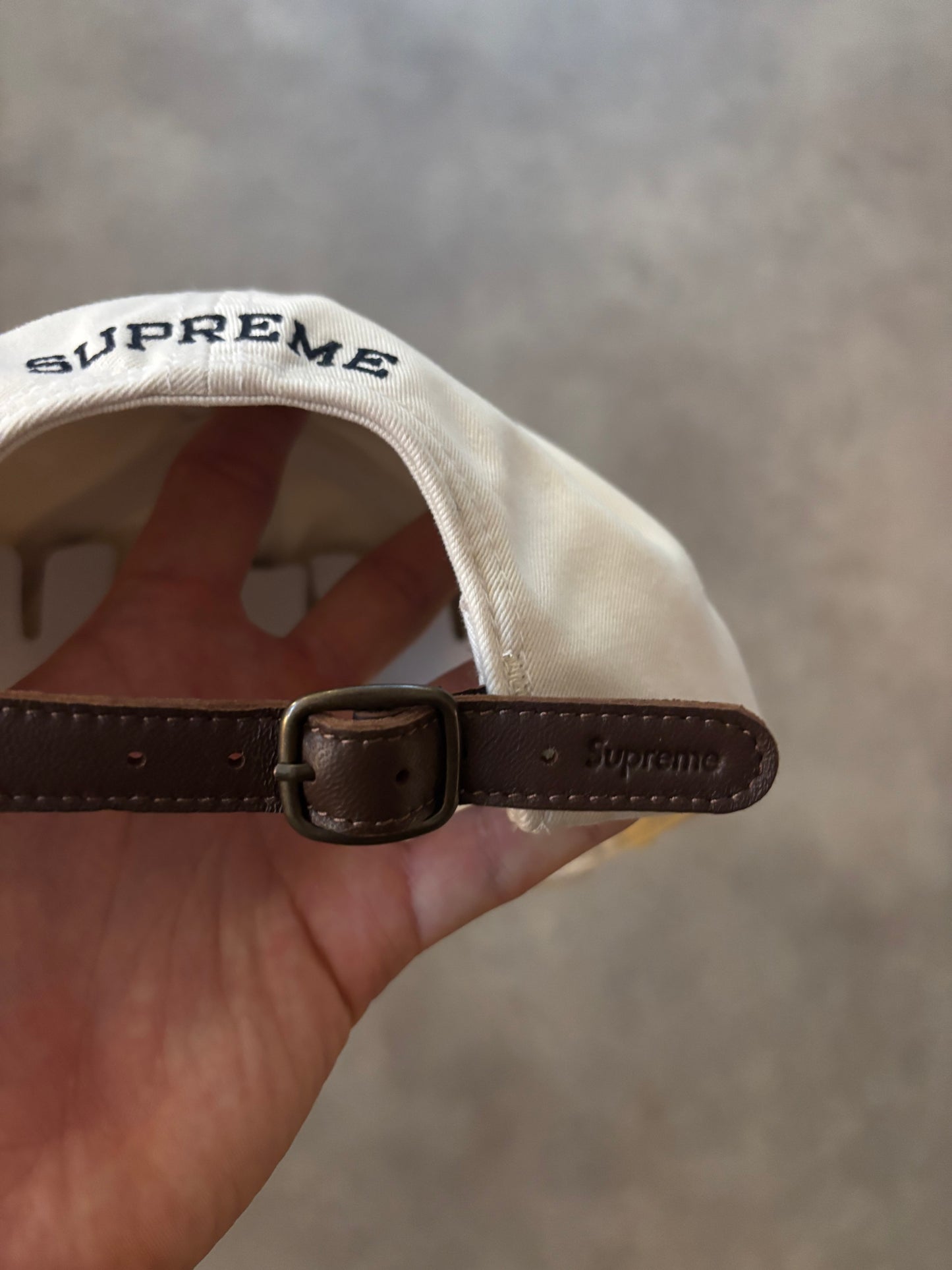 Supreme Distressed Script 6-Panel