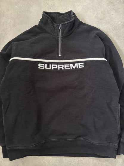 Supreme 2-Tone Half Zip Sweatshirt (Str. XL)