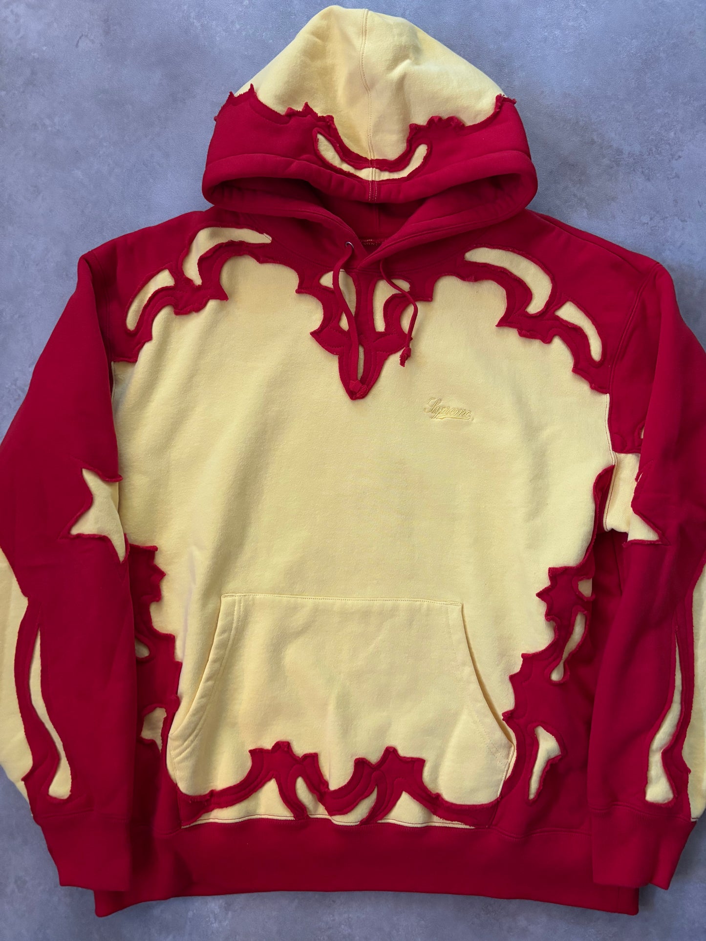 Supreme Western Cut Out Hooded Sweatshirt (Str. L)