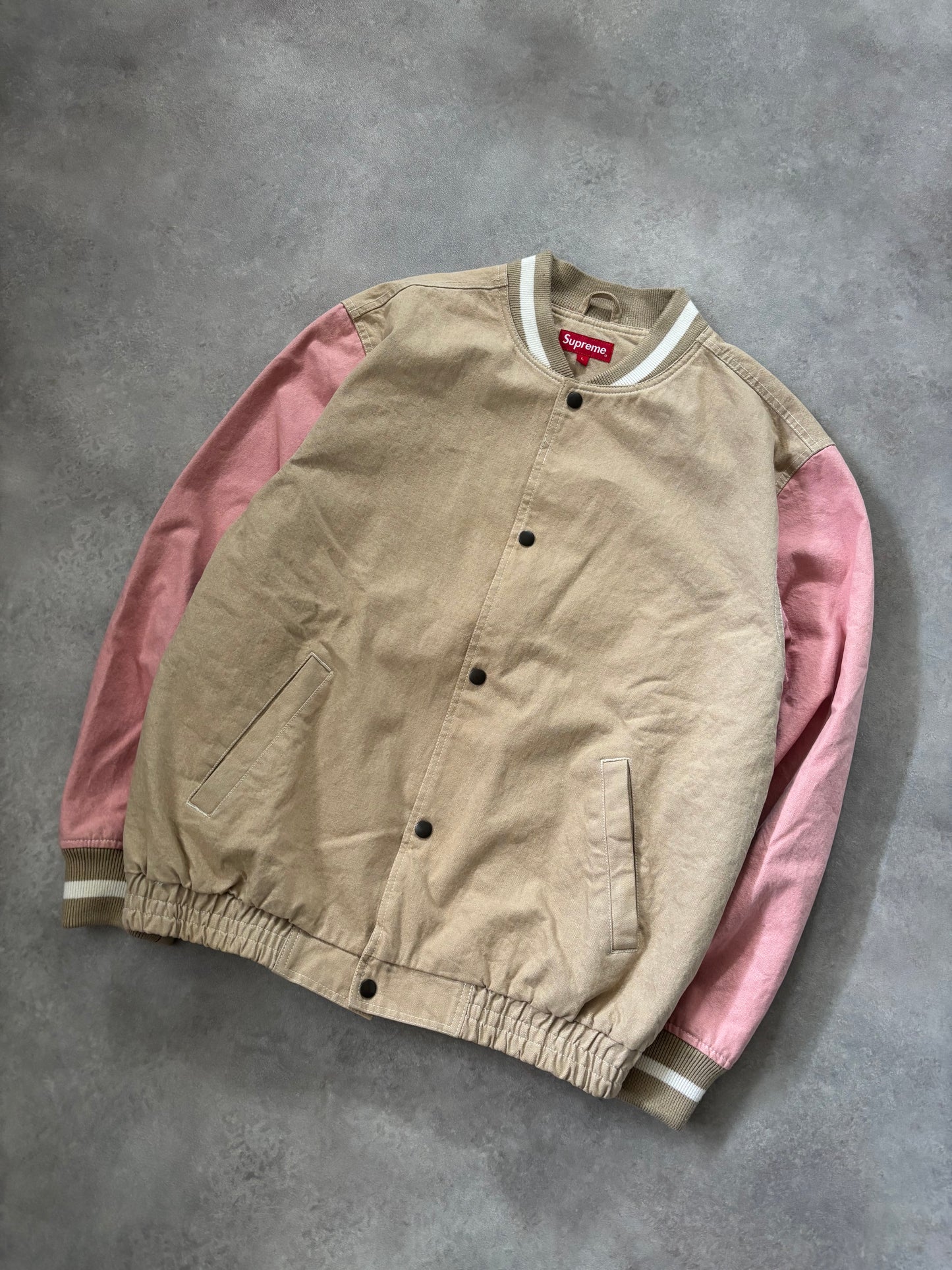 Supreme Denim Varsity Jacket (Str. L)