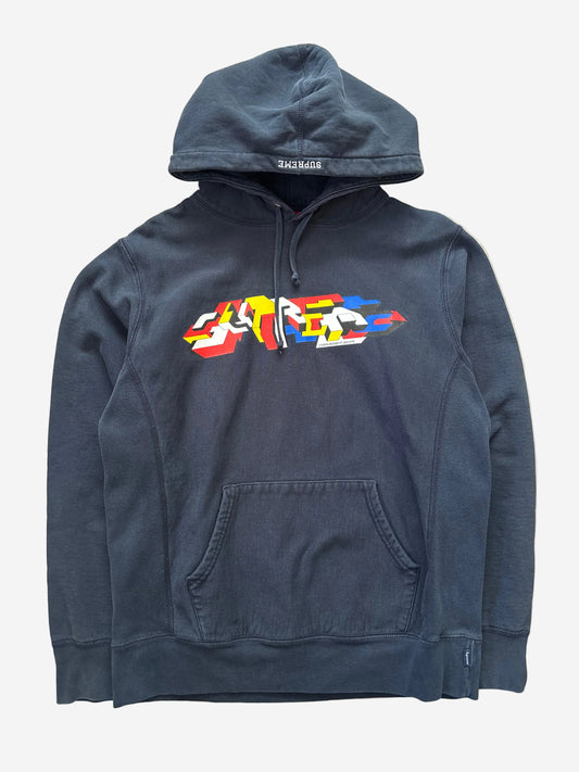 Supreme Delta Logo Hooded Sweatshirt (Str. M)