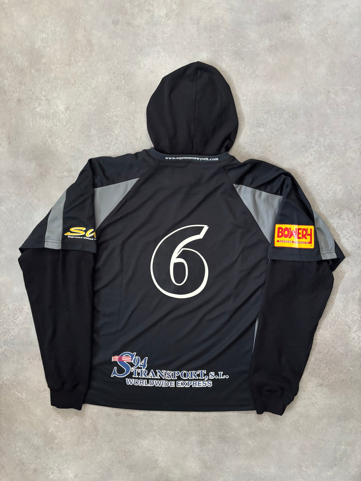 Supreme Hooded Soccer Jersey (Str. M)