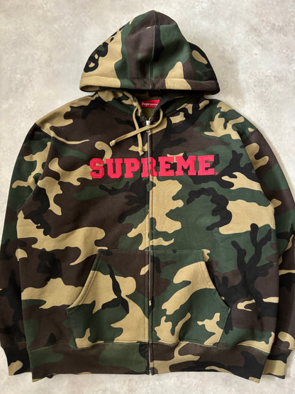 Supreme Collegiate Applique Zip Up Hoodie (Str. L)