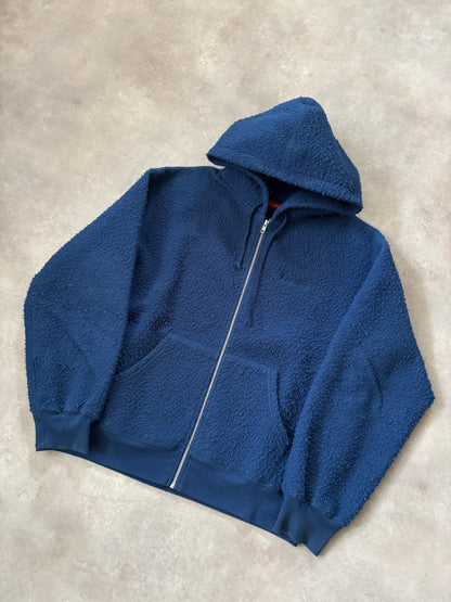 Supreme Pilled Zip Up Hooded Sweatshirt (Str. M)