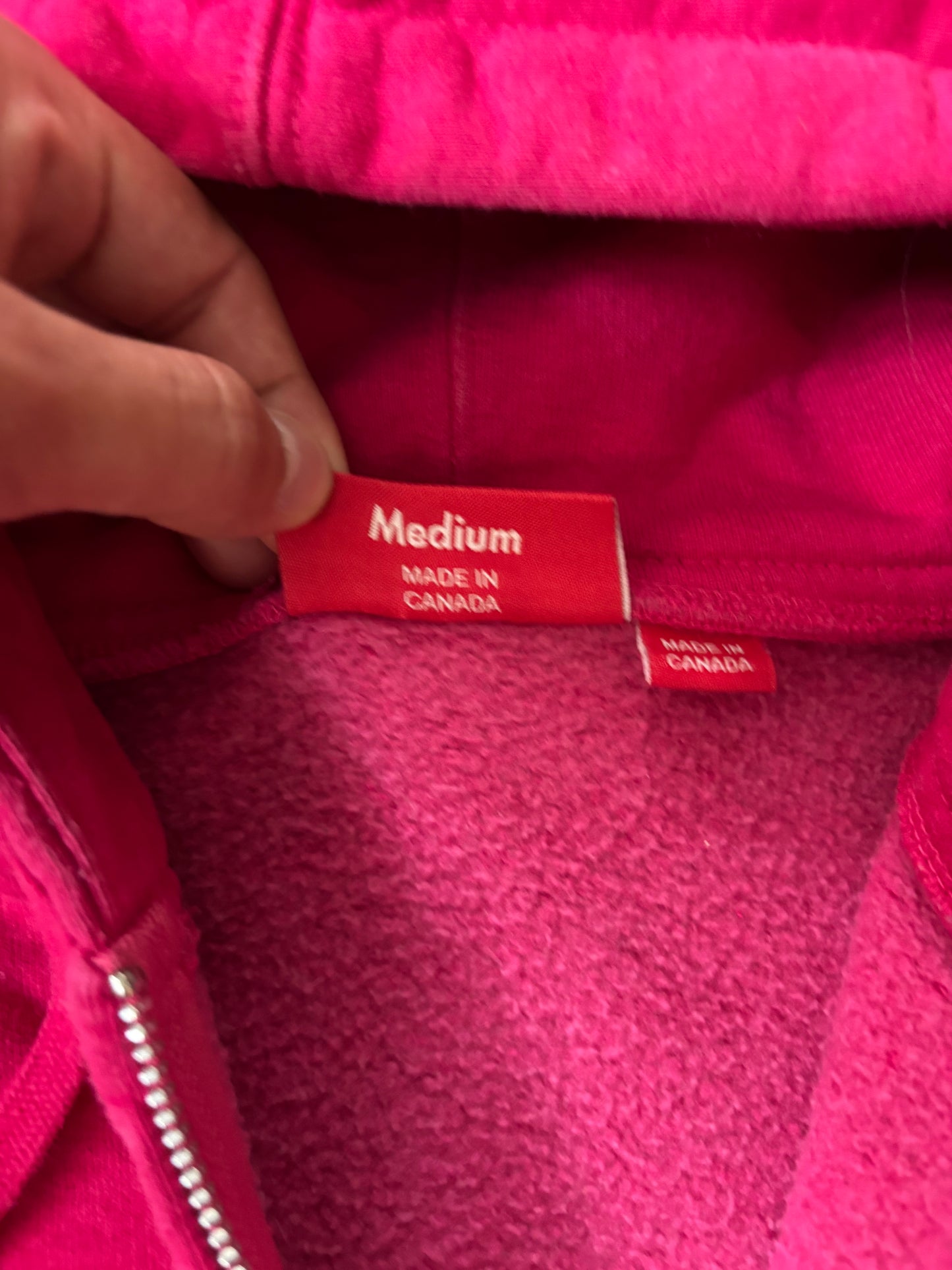 Supreme Collegiate Applique Zip Up Hoodie (Str. M)