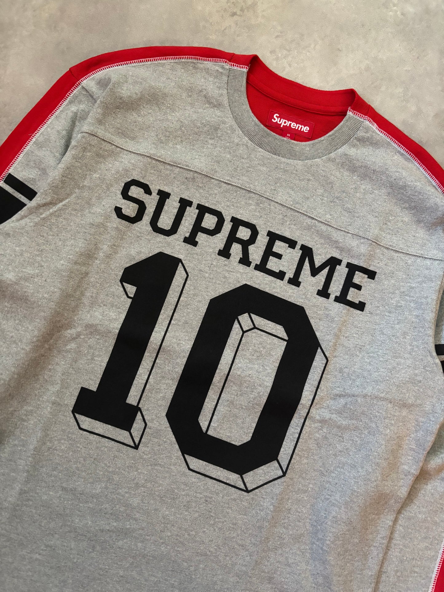 Supreme Split L/S Football Top (Str. M)