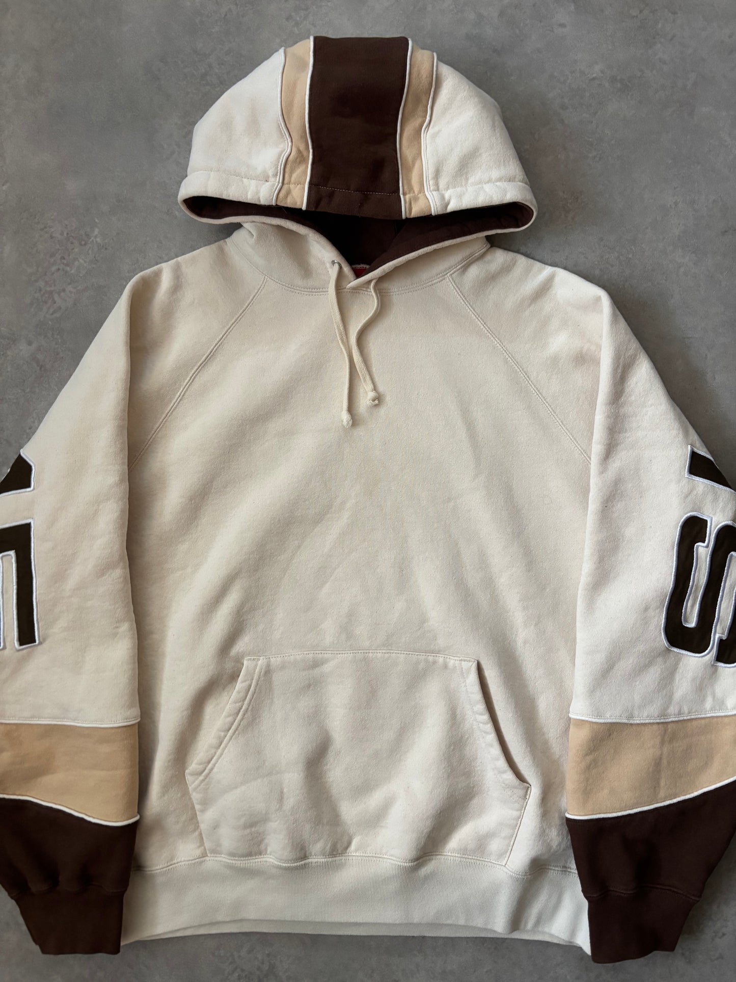 Supreme Paneled Hooded Sweatshirt (Str. M)