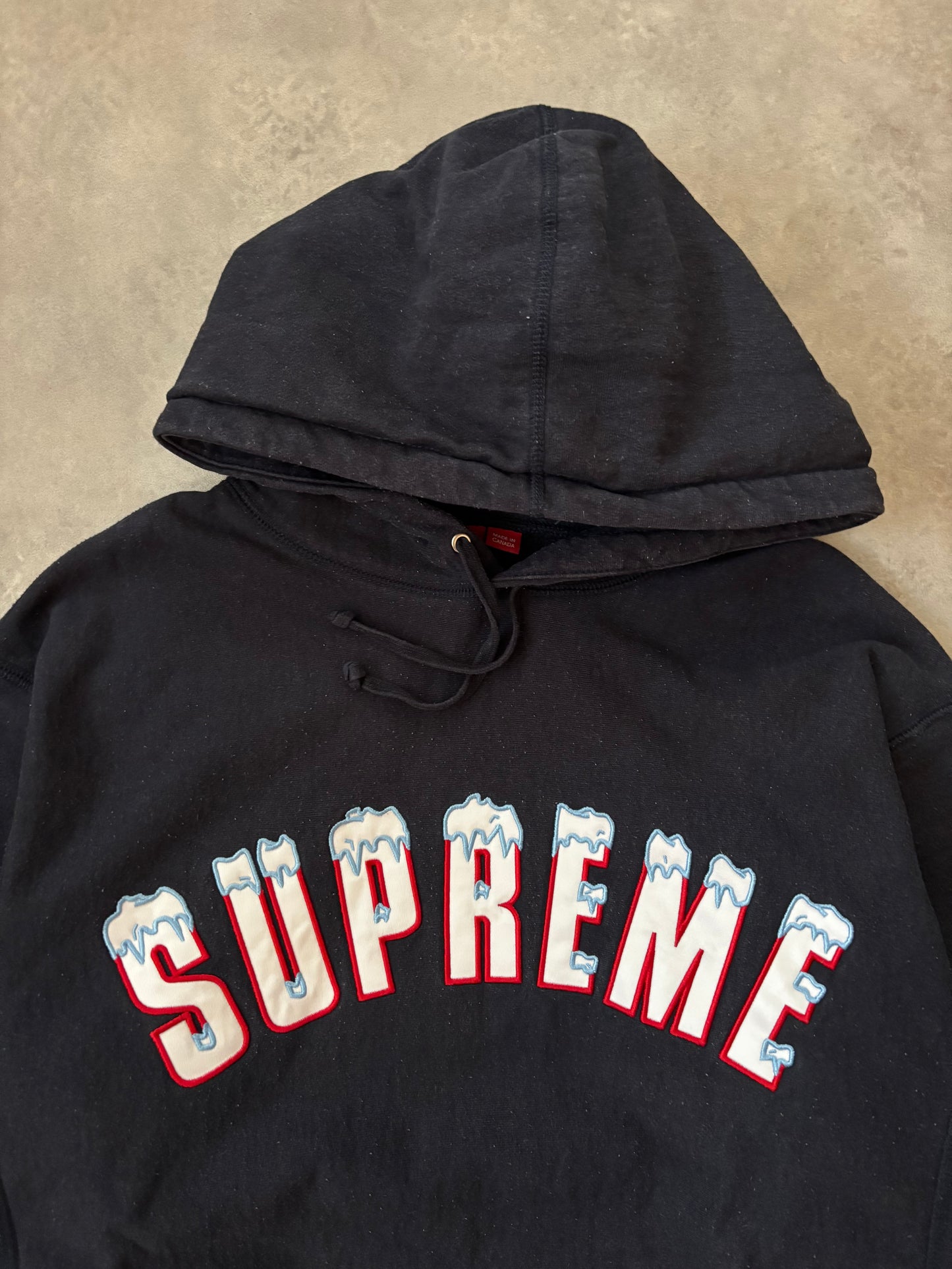 Supreme Icy Arc Hooded Sweatshirt (Str. L)