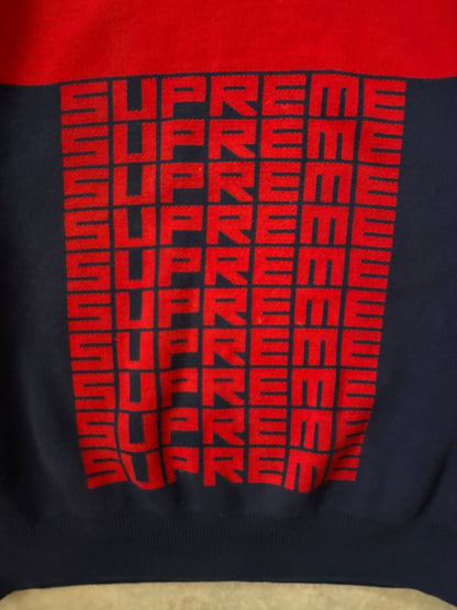 Supreme Logo Repeat Sweater (Str. M)
