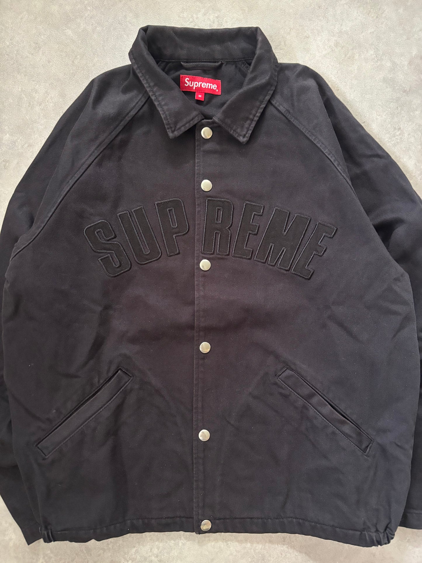 Supreme Snap Front Twill Jacket (Str. M)