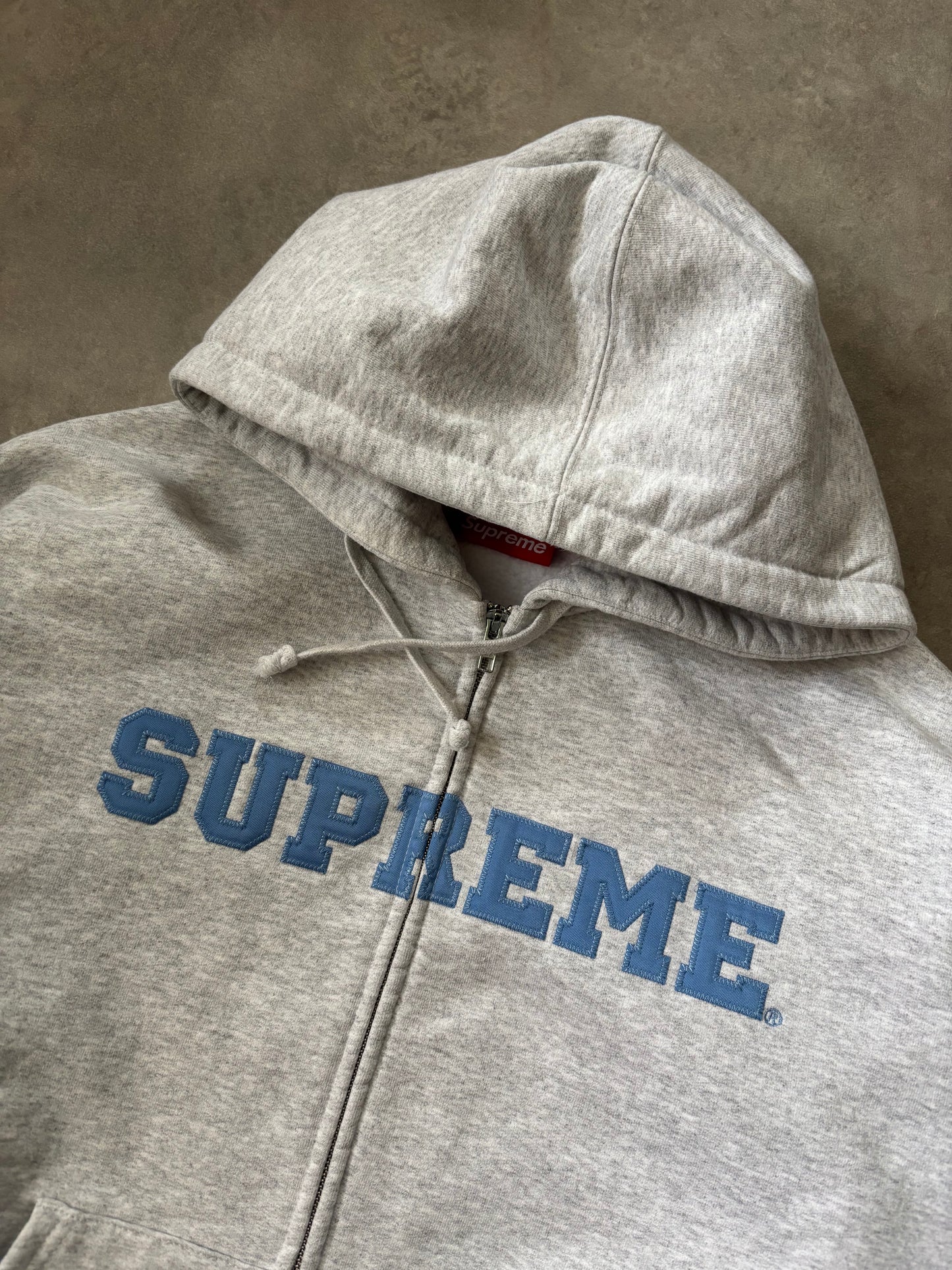 Supreme Collegiate Applique Zip Up Hoodie (Str. M)