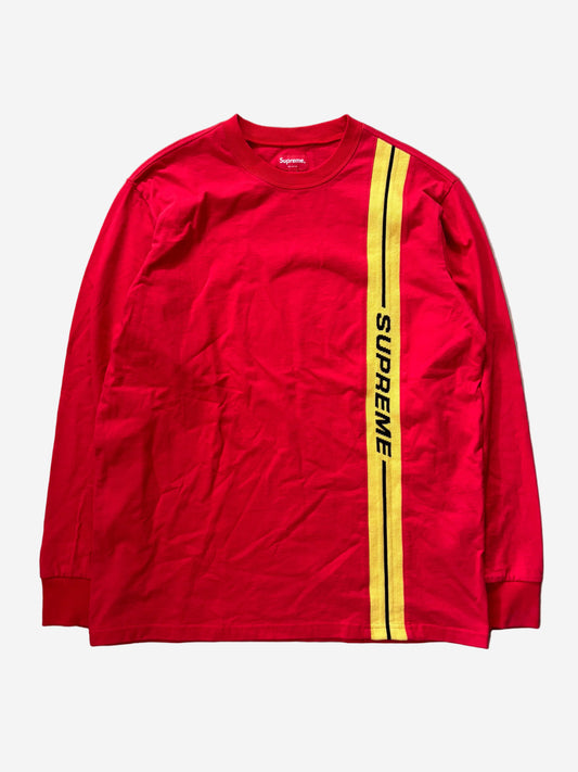 Supreme Vertical Logo Stripe L/S Top (Str. M)