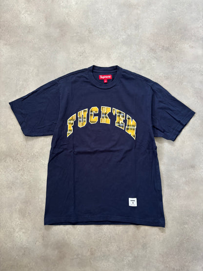 Supreme Fuck Em Plaid S/S Top (Str. S)