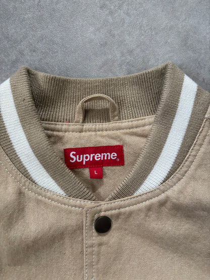 Supreme Denim Varsity Jacket (Str. L)