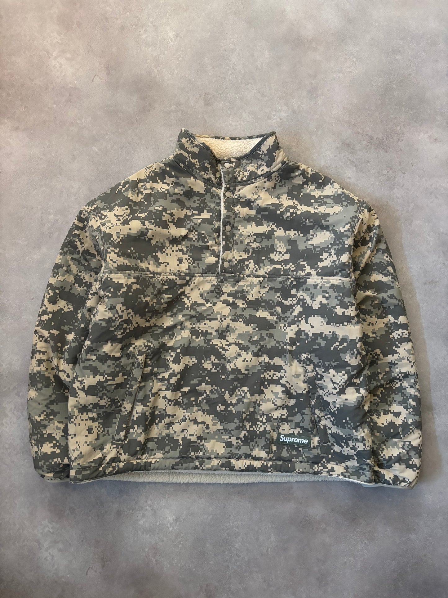 Supreme Polartec Shearling Reversible Pullover (Str. M)