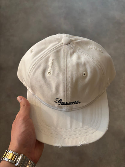 Supreme Distressed Script 6-Panel