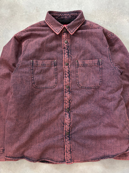 Supreme Shearling Lined Denim Work Shirt (Str. M)