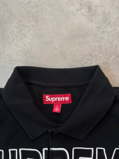 Supreme Heather Stripe Polo (Str. XL)