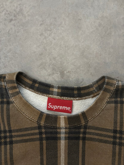 Supreme Plaid Crewneck (Str. M)